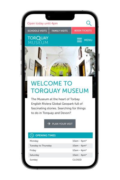 Torquay Museum Mobile View